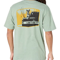 Carhartt 105716 Loose Fit Heavyweight Short Sleeve Dog Graphic T-Shirt