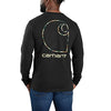 Carhartt 105583 Men's Relaxed Fit Heavyweight Long-Sleeve Pocket Camo C Graphic T-Shirt