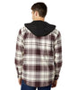 Carhartt 105621 Men's Rugged Flex Relaxed Fit Flannel Fleece Lined Hooded Shirt Jac