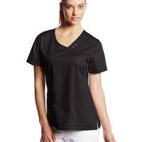 Cherokee 1999 Women's Luxe Crossover V-Neck Pintuck Top