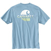 Carhartt 105710 Men's Loose Fit Heavyweight Short-Sleeve Pocket C Graphic T-Shi - X-Large Tall - Moonstone