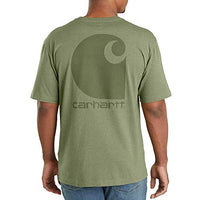 Carhartt 103559 Men's Workwear C-Logo Graphic Pocket Short Sleeve T-Shirt - 371-OGH - XXL - REG