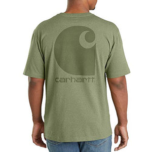 Carhartt 103559 Men's Workwear C-Logo Graphic Pocket Short Sleeve T-Shirt - 371-OGH - XLG - TLL