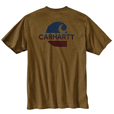 Carhartt 105710 Men's Loose Fit Heavyweight Short-Sleeve Pocket C Graphic T-Shi