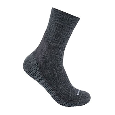 Carhartt SS9260M Men's Force Grid Midweight Synthetic-Merino Wool Blend Short Crew Sock