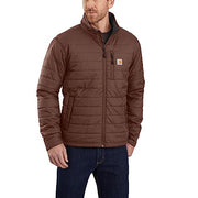 Carhartt 102208 Men's Rain Defender Relaxed Fit Lightweight Insulated Jacket, Chestnut