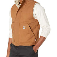Carhartt 101029 Men's Flame-Resistant Mock-Neck Sherpa-Lined Vest