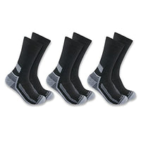 Carhartt SC4223M mens Men's Force Performance Work Socks 3 Pair Pack
