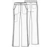 Cherokee CK060 Statement Natural Rise Flare Leg Pant