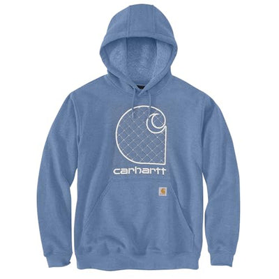 Carhartt 105943 Men's Loose Fit Midweight C Graphic Sweatshirt - 2X-Large Tall - Skystone