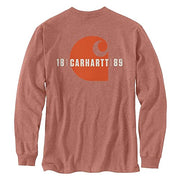 Carhartt 105054 Men's Relaxed Fit Heavyweight Long-Sleeve Pocket C Gra - X-Large - Feldspar Heather