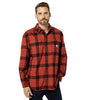 Carhartt 105439 Men's Loose Fit Heavyweight Flannel Long-Sleeve Plaid Shirt - X-Large - Chili Pepper