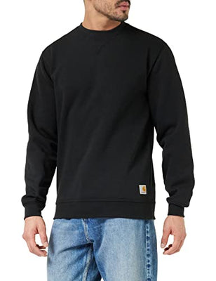 Carhartt K124 mens Midweight Crewneck (Big & Tall) athletic sweatshirts, Black, 3X-Large US