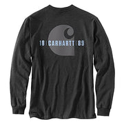 Carhartt 105054 Men's Relaxed Fit Heavyweight Long-Sleeve Pocket C Gra - X-Large Regular - Carbon Heather