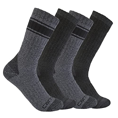 Carhartt SC1054M Men's Heavyweight Crew Sock 4 Pack