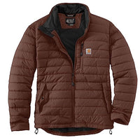 Carhartt 102208 Men's Rain Defender Relaxed Fit Lightweight Insulated Jacket, Chestnut