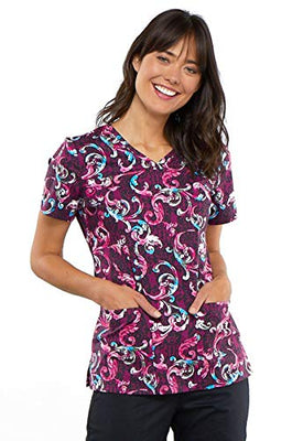 Cherolee CK621 V-Neck Scrub Top