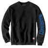 Carhartt 105941 Men's Loose Fit Midweight Crewneck Logo Sleeve Graphic Sweatshirt