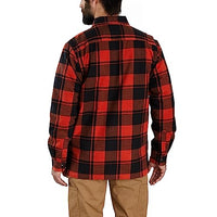 Carhartt 105939 Men's Relaxed Fit Flannel Sherpa-Lined Shirt Jac