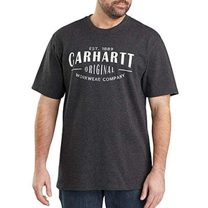 Carhartt 103558 Men's Workwear Original Graphic Short Sleeve T-Shirt - X-Large Tall - Carbon Heather