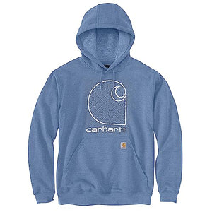 Carhartt 105943 Men's Loose Fit Midweight C Graphic Sweatshirt - 2X-Large Regular - Skystone