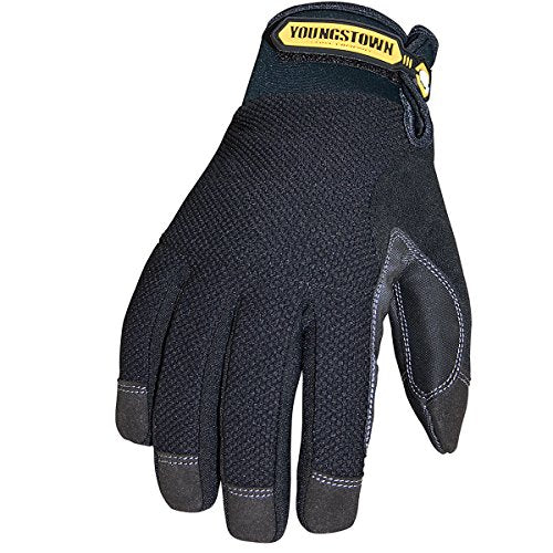 Youngstown Glove 03-3450-80-L Waterproof Winter Plus Performance Glove, Large, Black