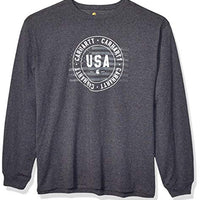 Carhartt 103847 Men's Lubbock USA Graphic Long Sleeve T Shirt (Regular and Big & Tall Sizes)