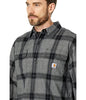 Carhartt 105439 Men's Loose Fit Heavyweight Flannel Long-Sleeve Plaid Shirt