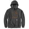 Carhartt 105943 Men's Loose Fit Midweight C Graphic Sweatshirt - 3X-Large Regular - Carbon Heather