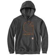 Carhartt 105943 Men's Loose Fit Midweight C Graphic Sweatshirt - 3X-Large Regular - Carbon Heather