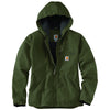 Carhartt 104292 Women's Loose Fit Washed Duck Sherpa Lined Jacket, Basil, X-Large