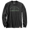 Carhartt 105420 Men's Loose Fit Heavyweight Long-Sleeve Rugged Graphic T-Shirt
