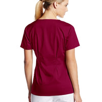 Cherokee 1999 Women's Luxe Crossover V-Neck Pintuck Top