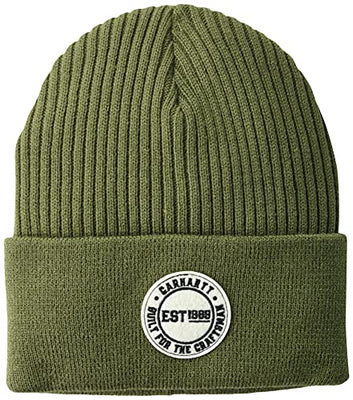 Carhartt 104878 Men's Knit Cuffed Craftsman Patch Beanie