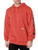 Carhartt K288 Men's Loose Fit Midweight Logo Sleeve Graphic Sweatshirt - X-Large Tall - Currant Heather