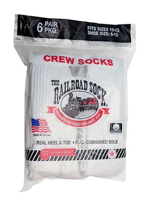 Railroad 6070 Sock Crew White