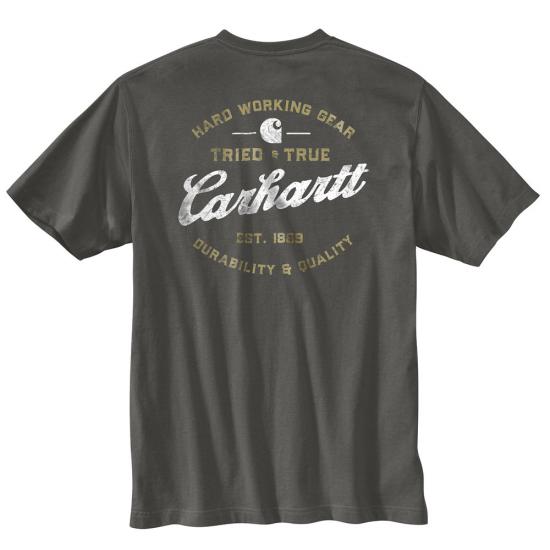 Carhartt 104612 Heavyweight Tried and True Graphic Short Sleeve T-Shirt