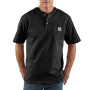 PR ONLY K84 Men's  Loose Fit Heavyweight Short-Sleeve Pocket Henley T-Shirt