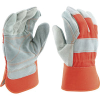 Blue Denim #8 9339A Leather Palm Plus Orange Glove
